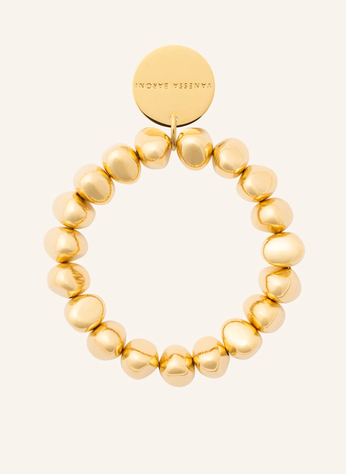 VANESSA BARONI Armbänder MINI STONE FLEX GOLD by GLAMBOU
