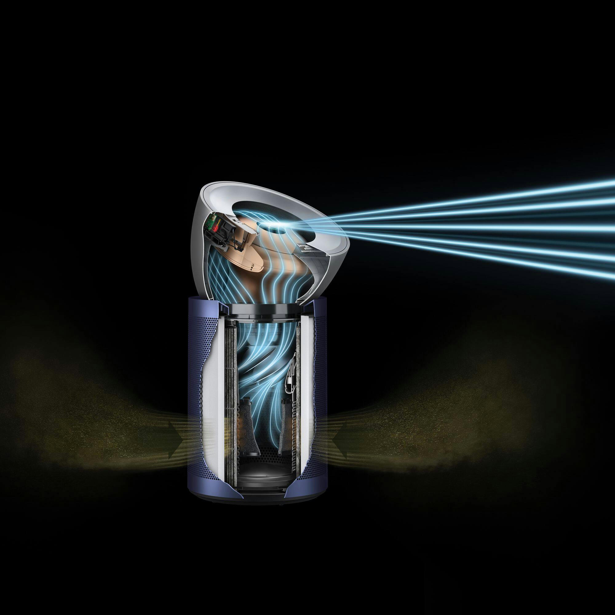Dyson BP03 Purifier Big + Quiet Formaldehyde Large Room HEPA Air Purifier, Captures Allergens, Formaldehyde & Odours
