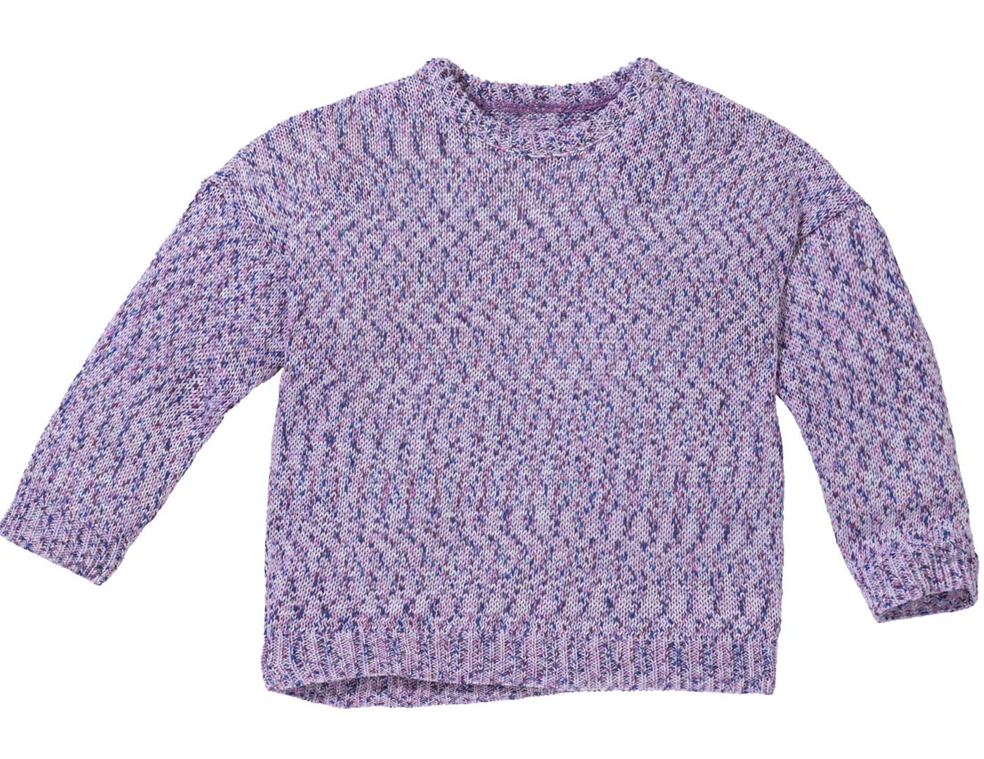Baumwoll-Pullover Spray