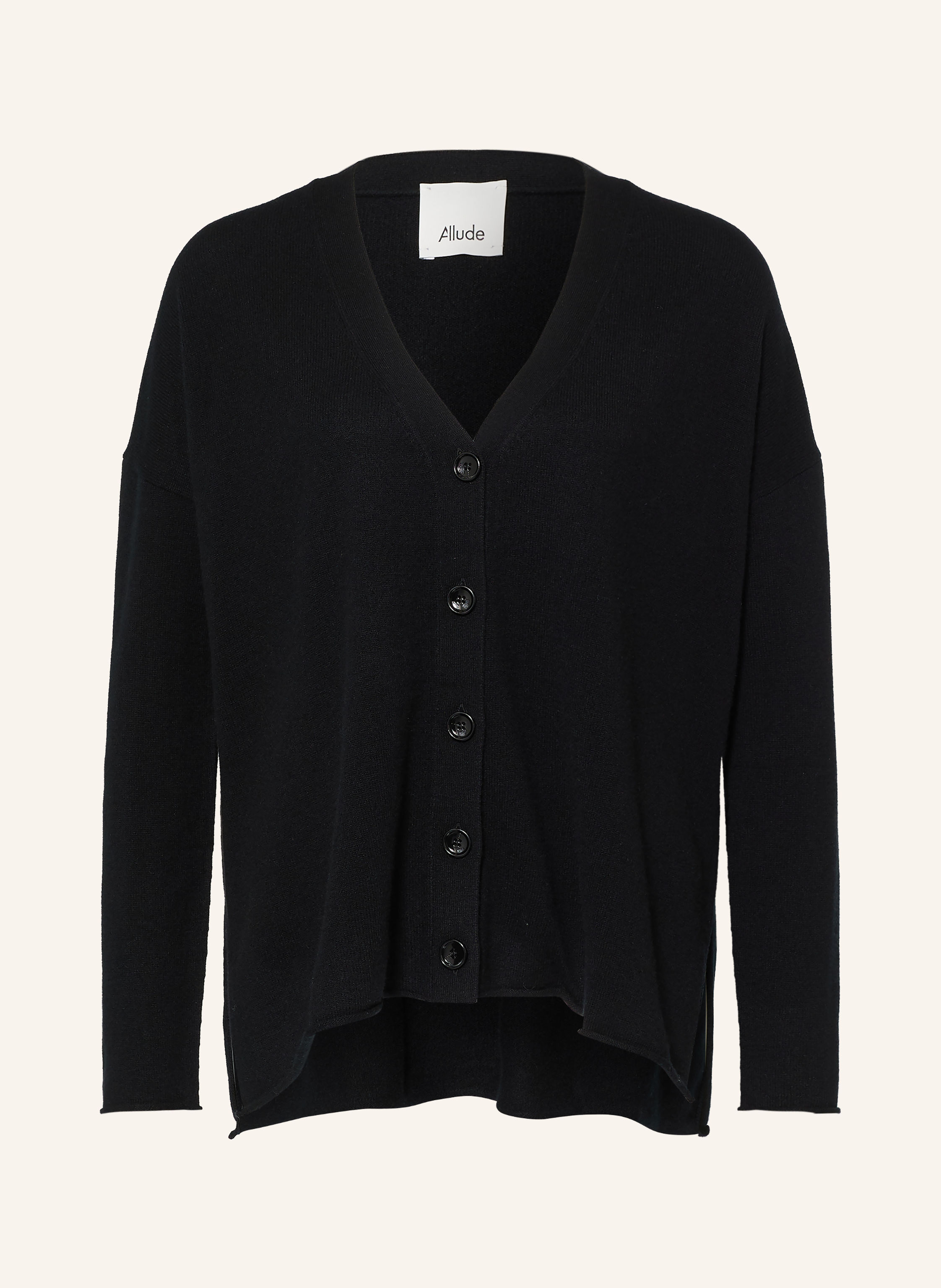 ALLUDE Oversized-Strickjacke aus Cashmere