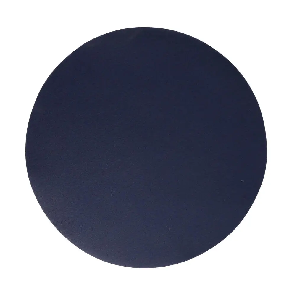 Wicotex Placemats Uni - donker blauw - rond 38cm - Teflon coating
