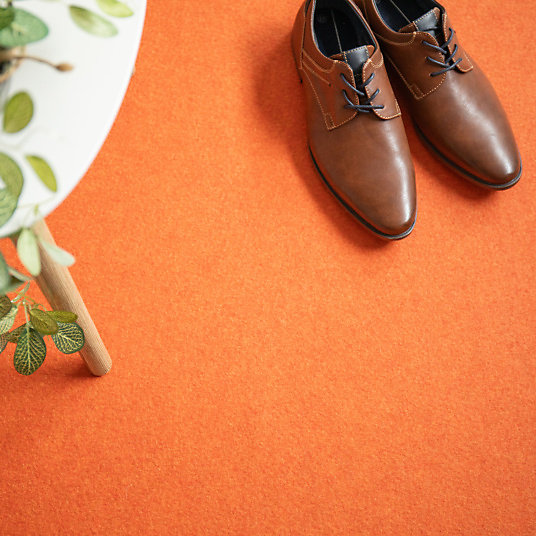Moquette - Stand Event - Orange citrouille - 2 m x 30 ml
