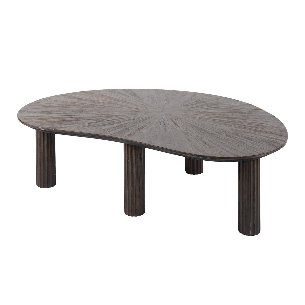 Giga Meubel Salontafel Maya - Donkerbruin Hout - 110x68x36cm