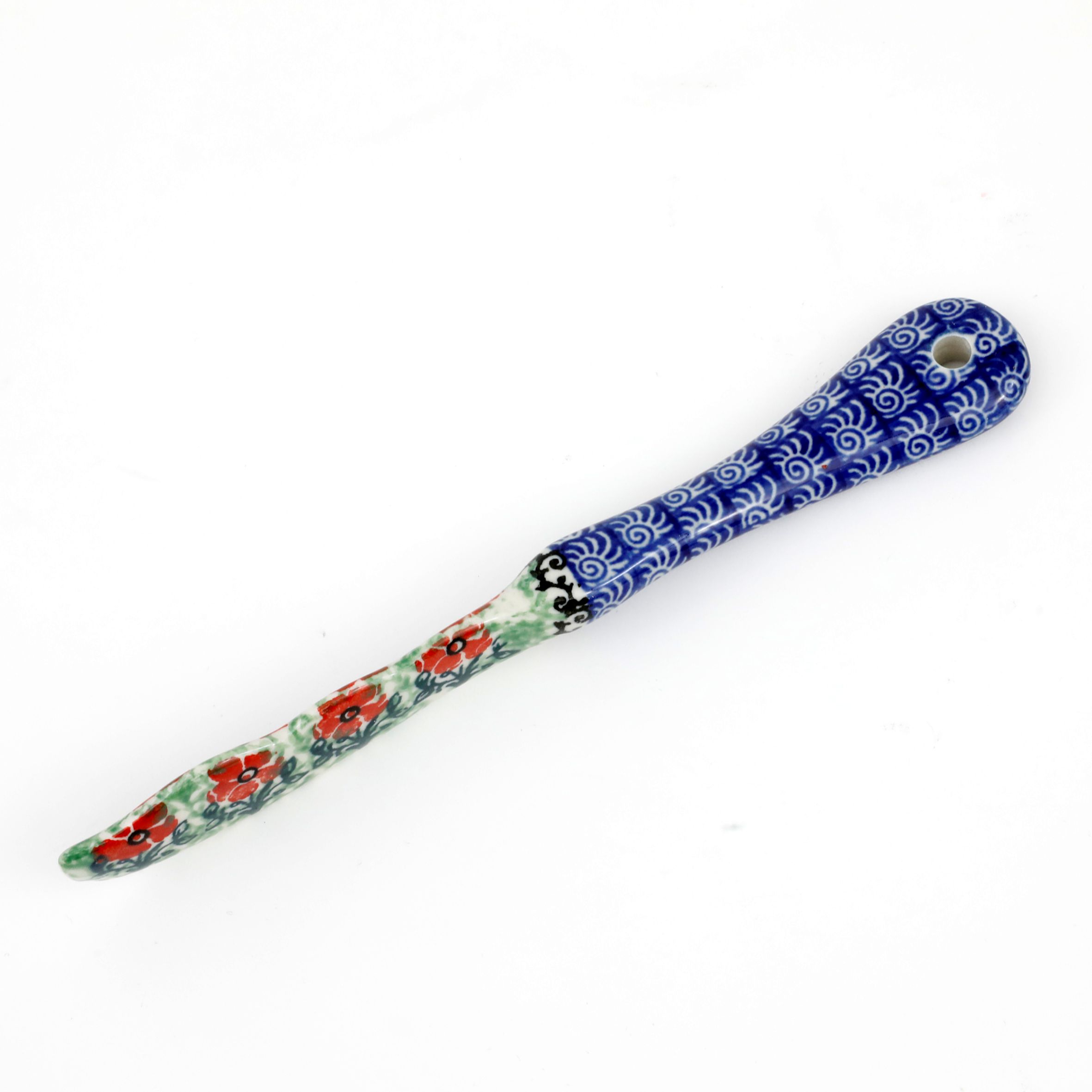 Nóż do masła 563 18,5 cm  1916 Czerwone kwiatuszki
