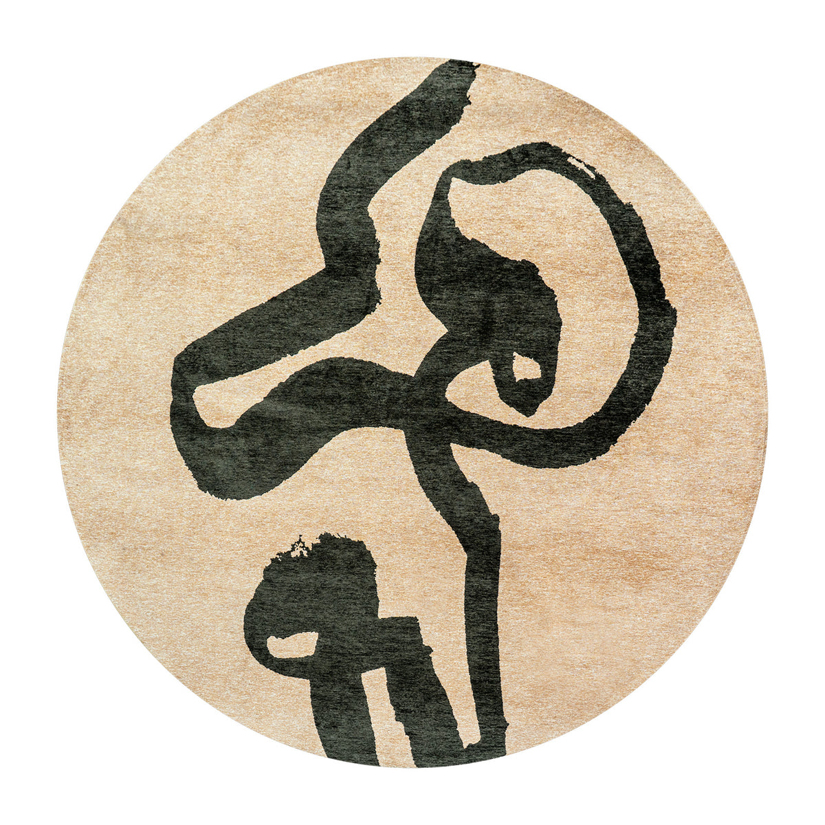 Ecorugs vloerkleed Garden Spirit - groen - 140x140cm
