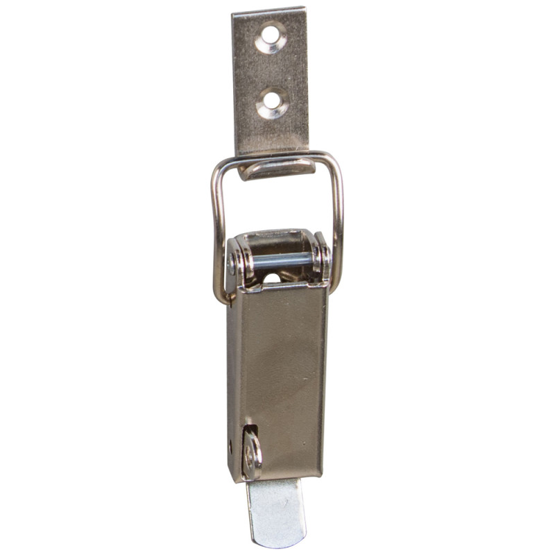 Fermeture de coffre cadenassable en métal nickelé 16 x 44 mm 2 pièces TEKNIBOX