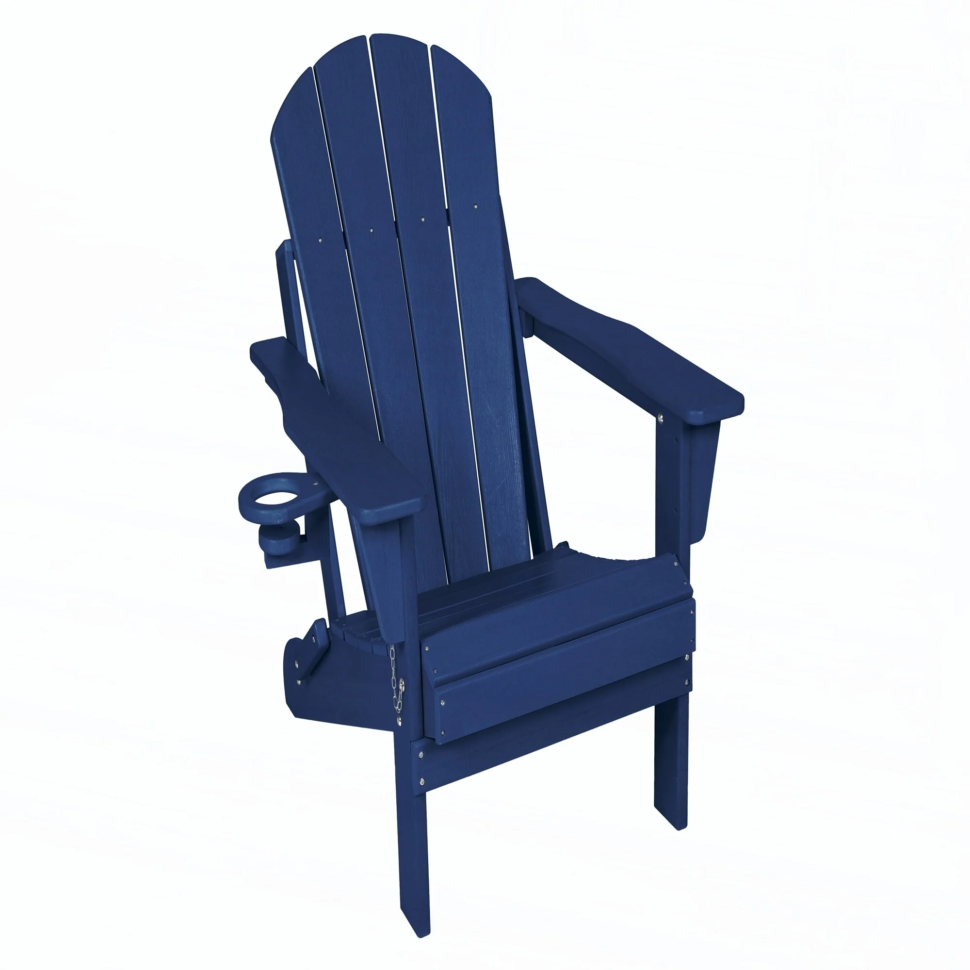 Adirondack Chair with Side Table,Blue(includes 2 Chairs and 1 Table)