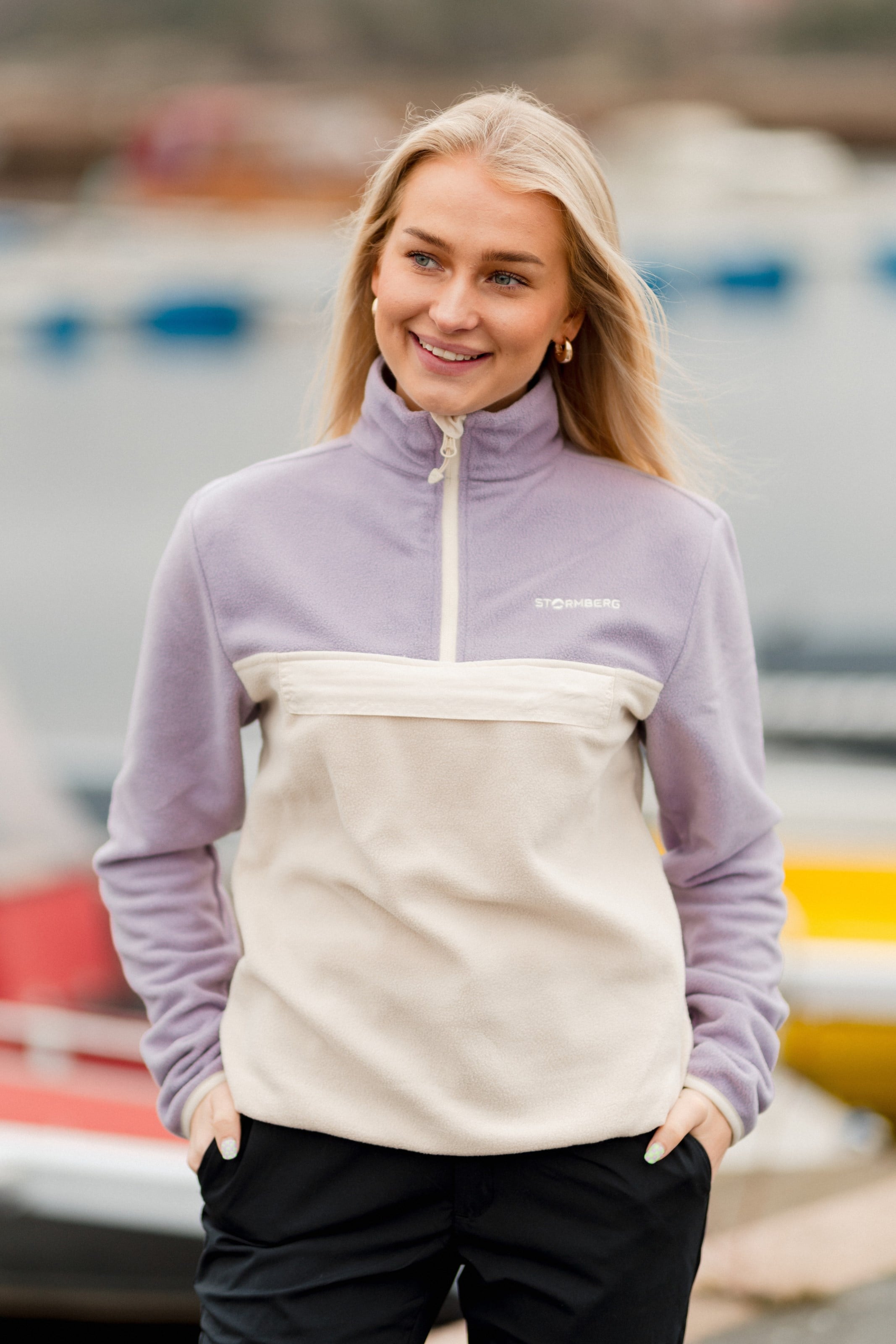 Lyngør Half Zip fleecegenser