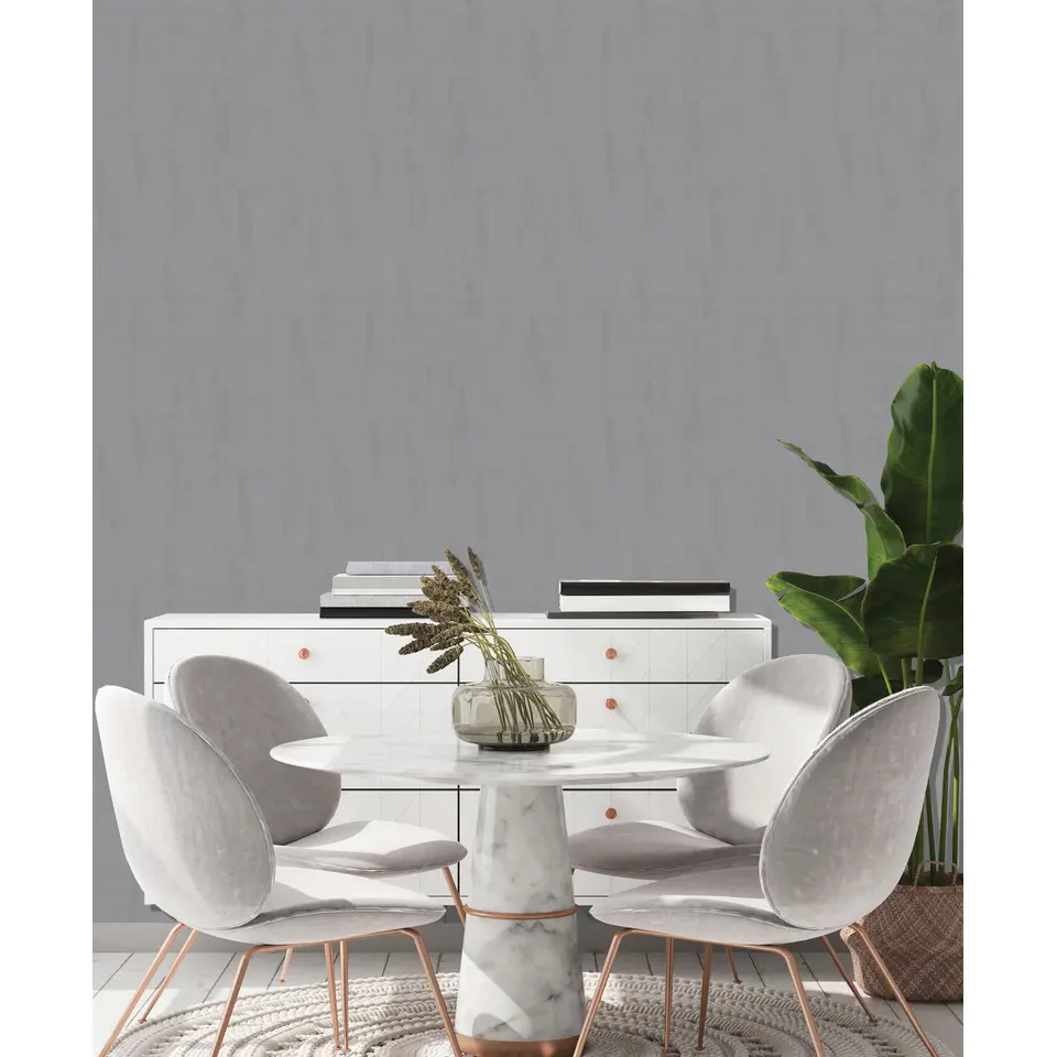 Dutch Wallcoverings - More Textures uni structuut grijs - 0,53x10,05m
