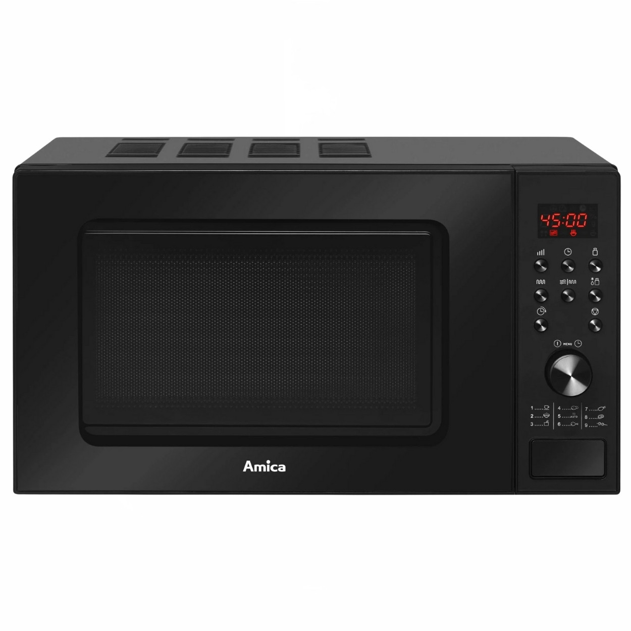 Kuchenka mikrofalowa wolnostojąca Amica AMGF20E1GB czarna 700W 20L
