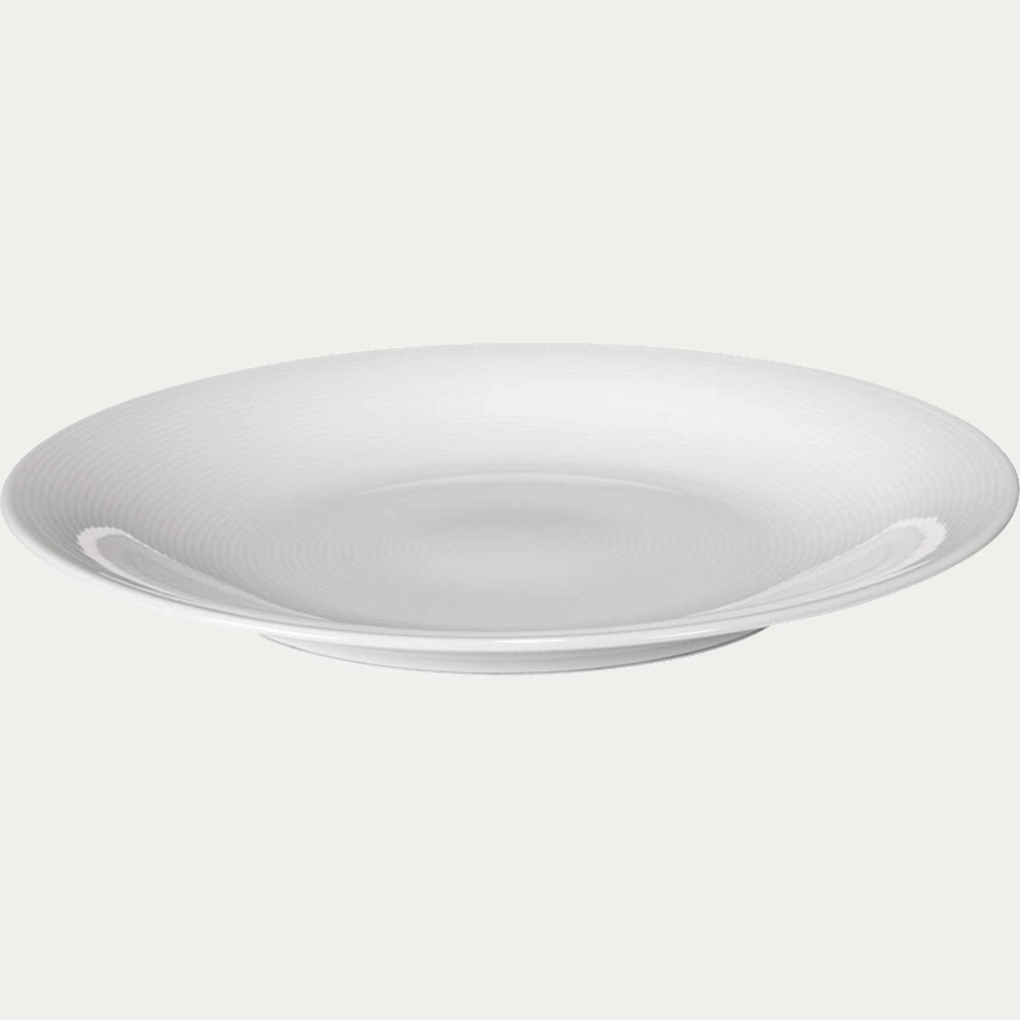 ETO - Assiette plate en porcelaine qualité hôtelière D27cm - blanc