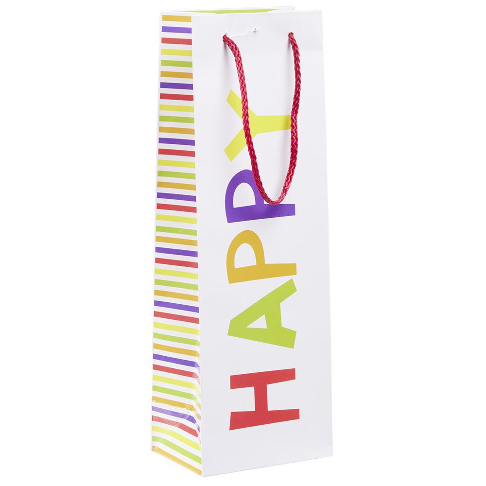 Sac cadeau motif tropical petit modèle L30xH40cm