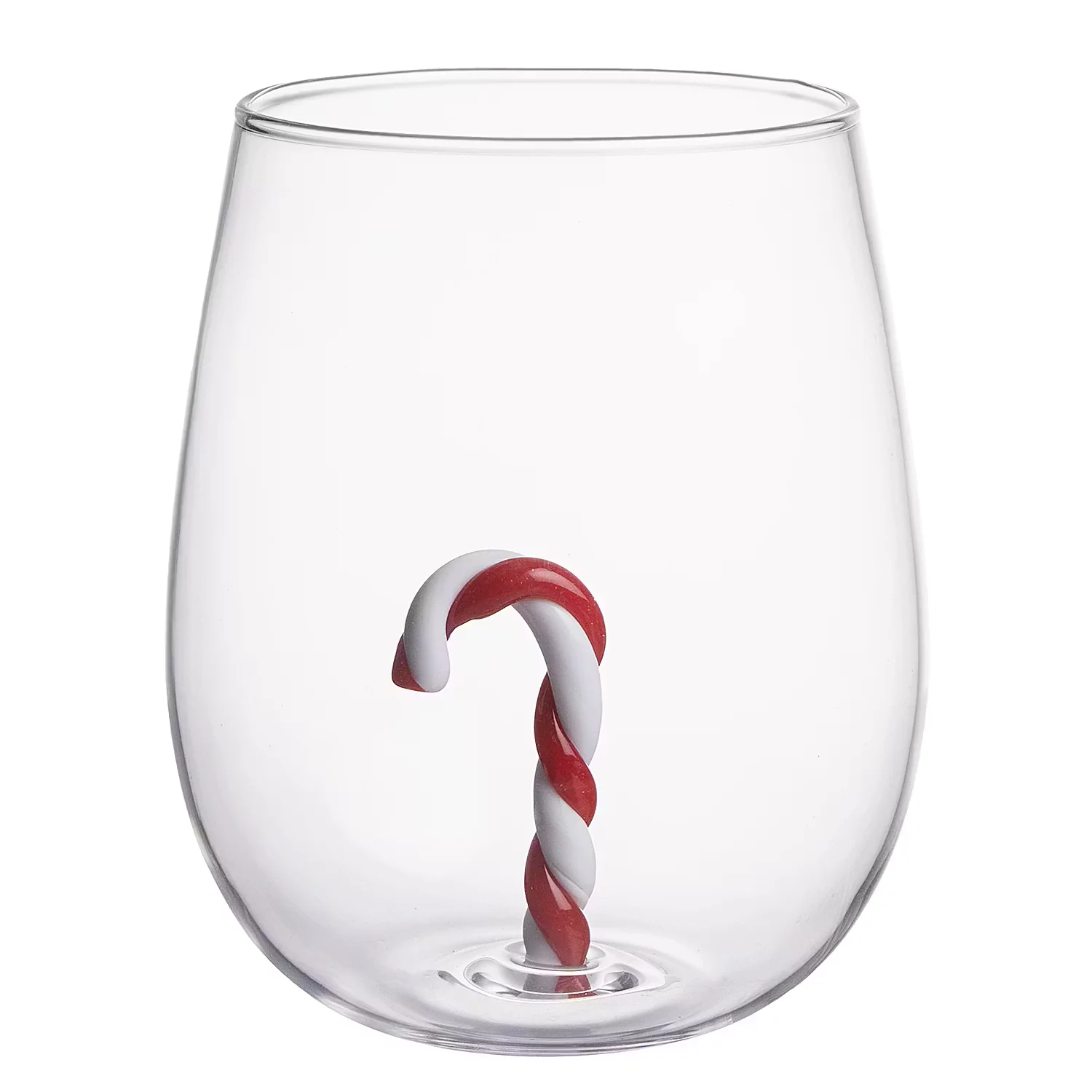 MERRY & JOY Trinkglas Candy Cane