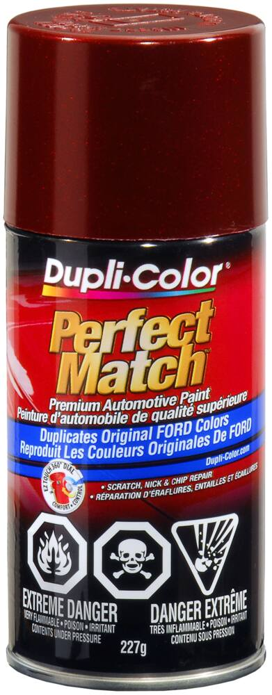 Dupli-Color Perfect Match Premium Acrylic Lacquer Automotive Aerosol Spray Paint, Merlot Metallic (FX), 227-g