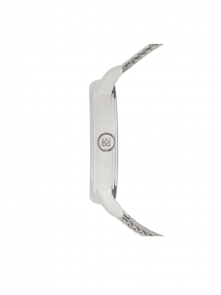 Women's watch in silver color on mesh bracelet