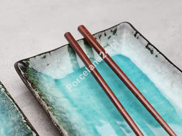 Zestaw do sushi dla 2 osób (4 el.) z pałeczkami Tokyo Design Studio - Yamasaku Sky Blue 33601