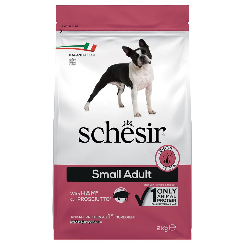 Schesir Dog Small Adult with Ham