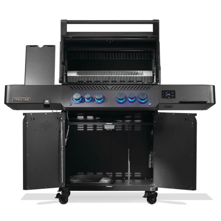 Barbecue gaz connecté Prestige 500 Phantom   Sizzle Zone   brûleur IR - Napoléon