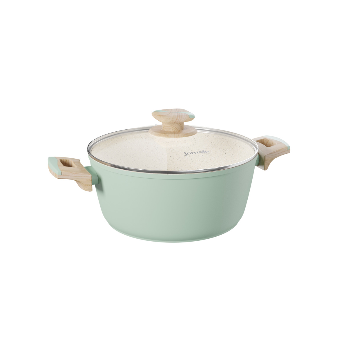 Caçarola HERA antiaderente com tampa de vidro temperado 24cm