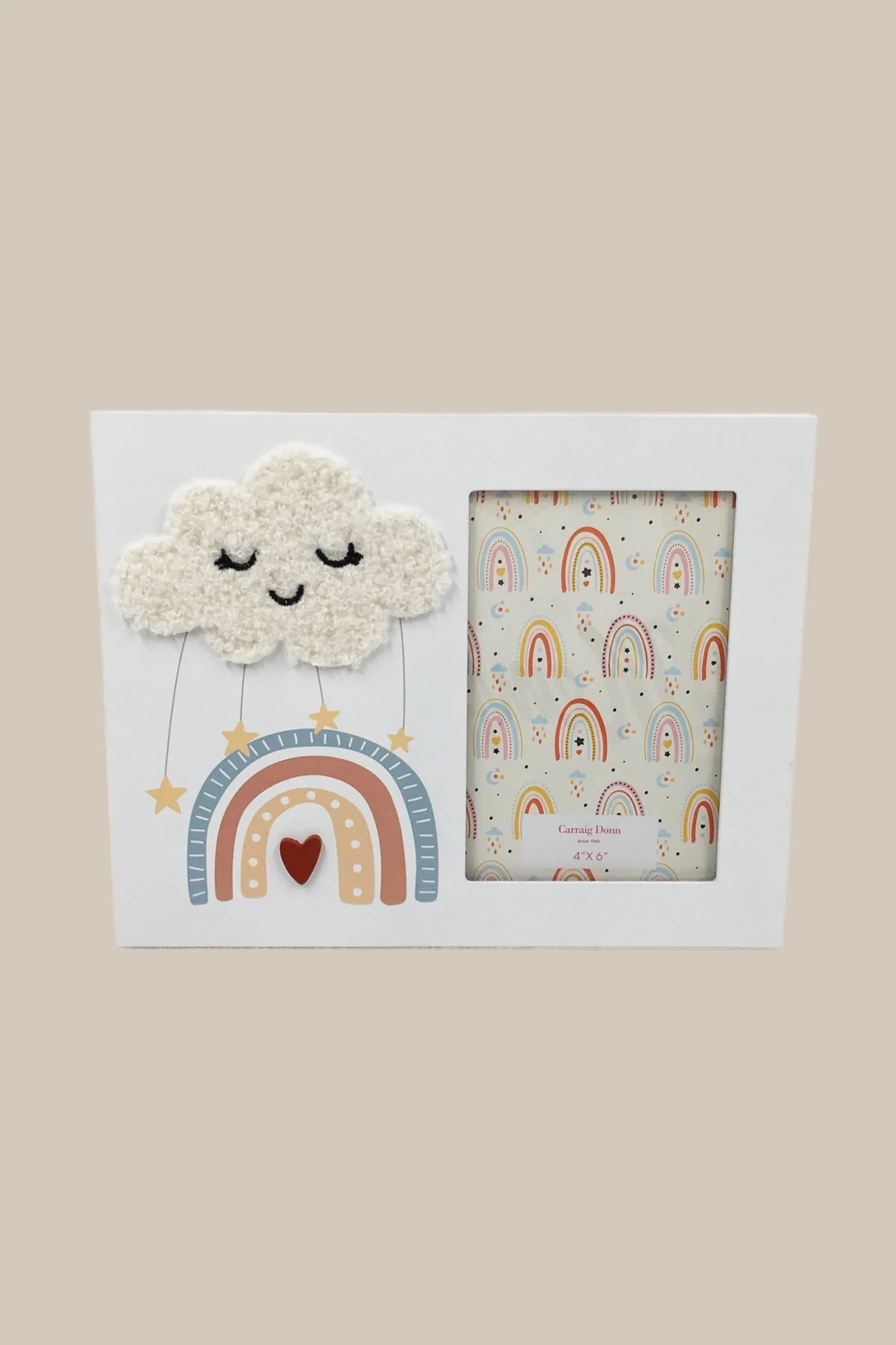 Rainbow 4x6 Wooden Photo Frame