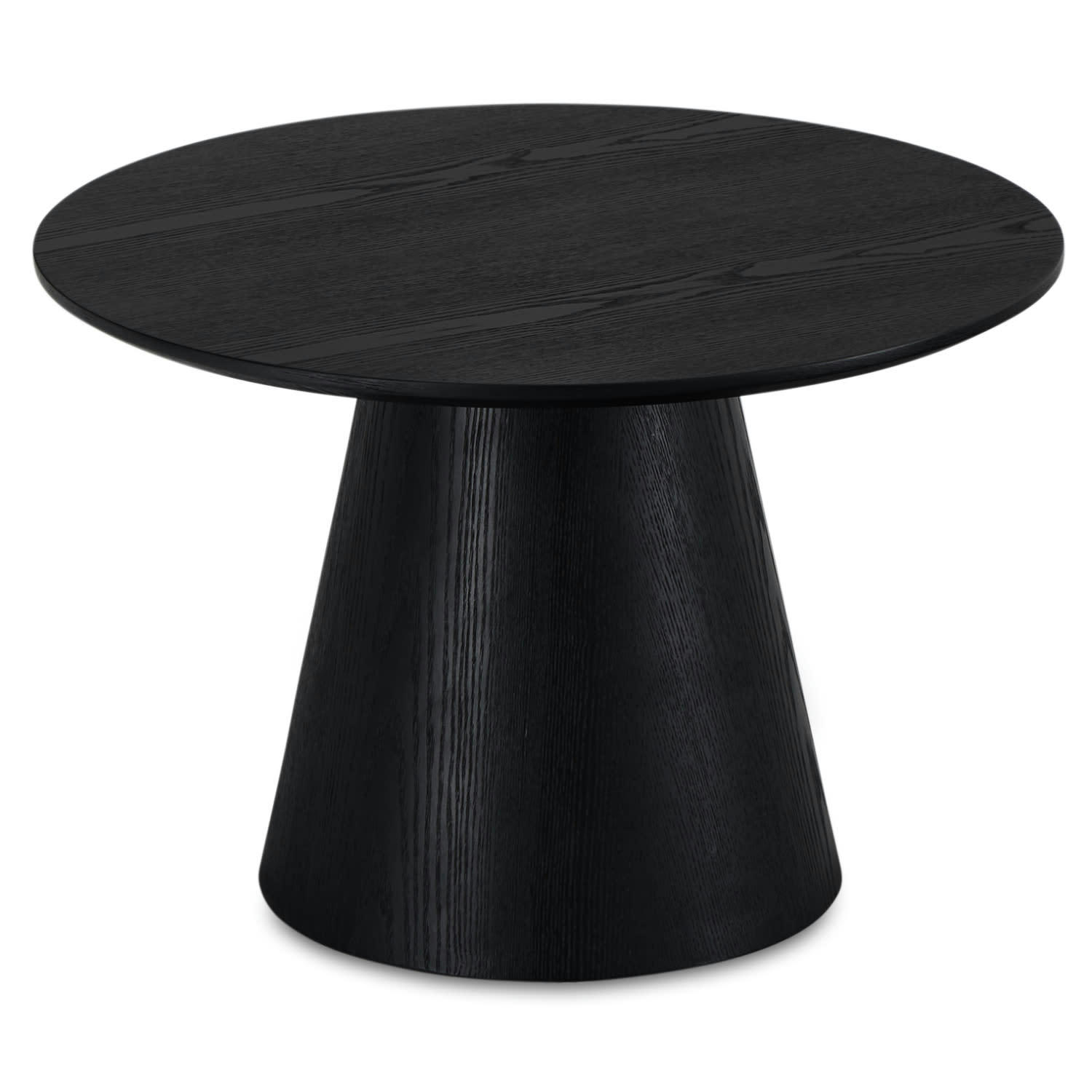 TANGO - Table basse ronde style scandinave noir