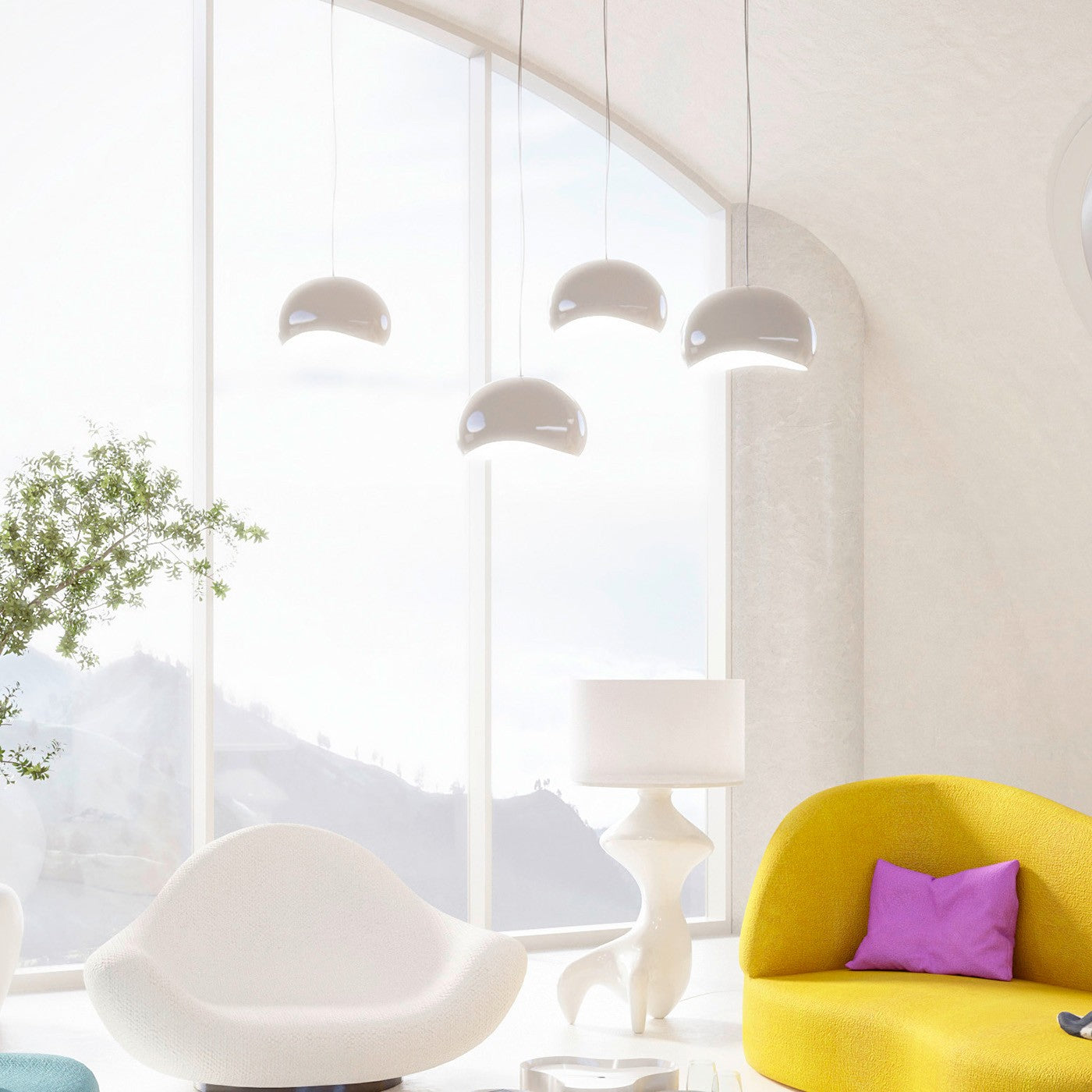 Hanglamp Cloud Beam 45cm wit Kare Design