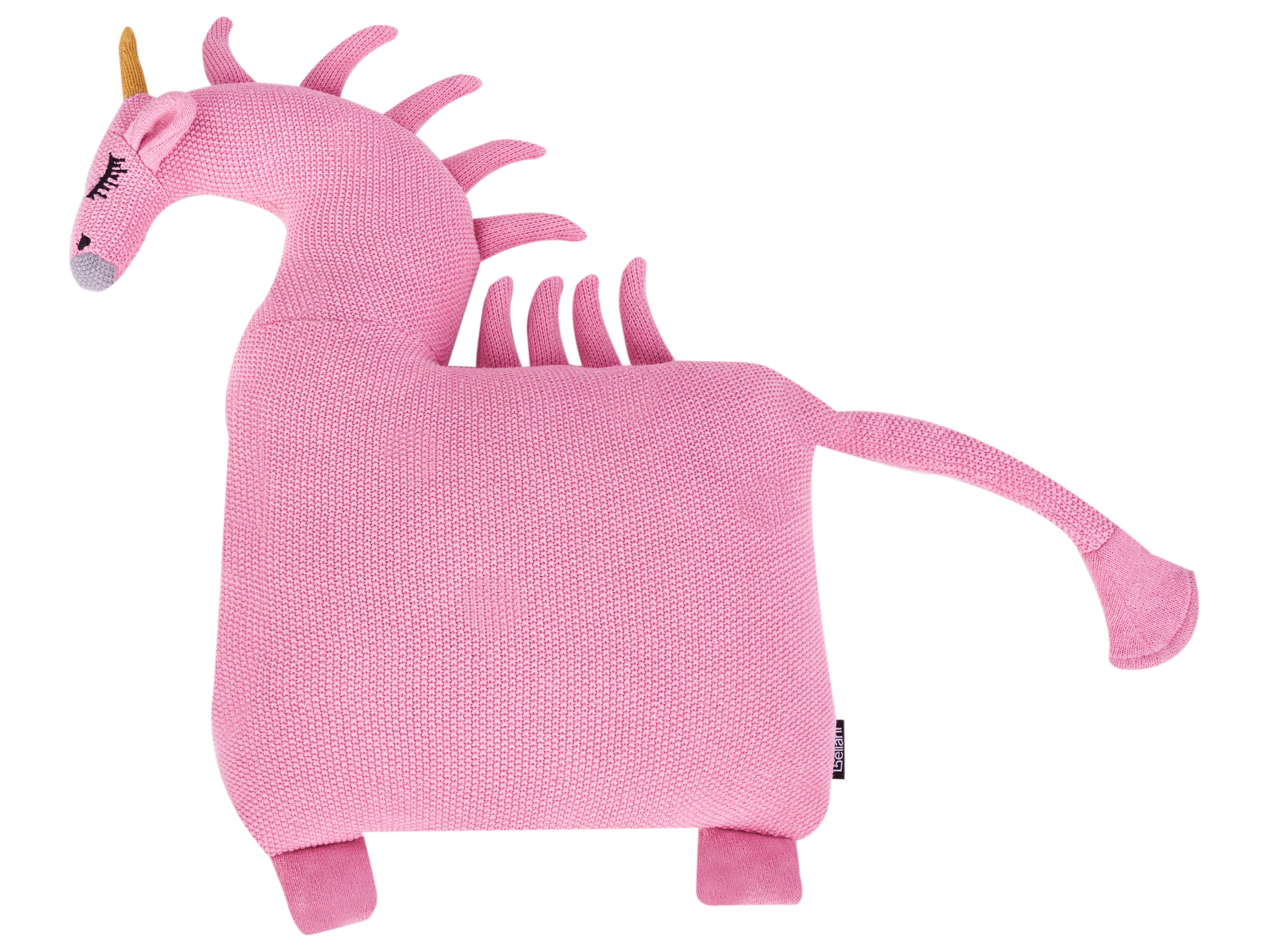 Set of 2 Decorative Cushions LAMMI Cotton 45 x 45 cm Pink Unicorn
