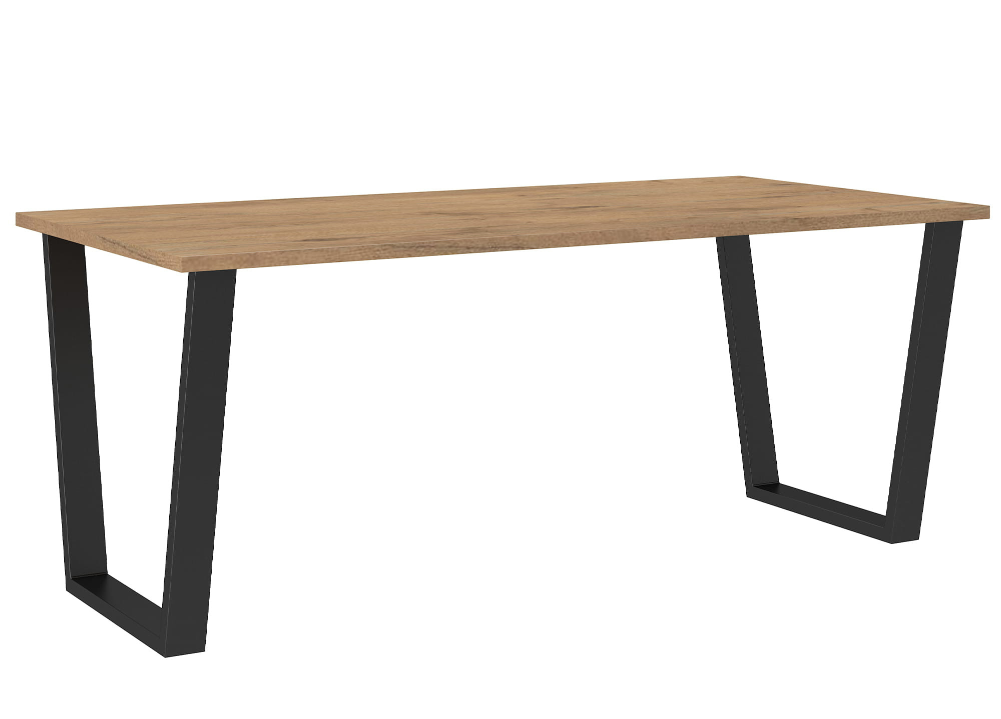 Stół loftowy do salonu Cezar 185x90 Dąb Lancelot