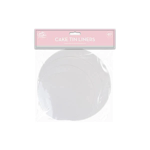 Cooke & Miller 40-Pack Cake Tin Liners