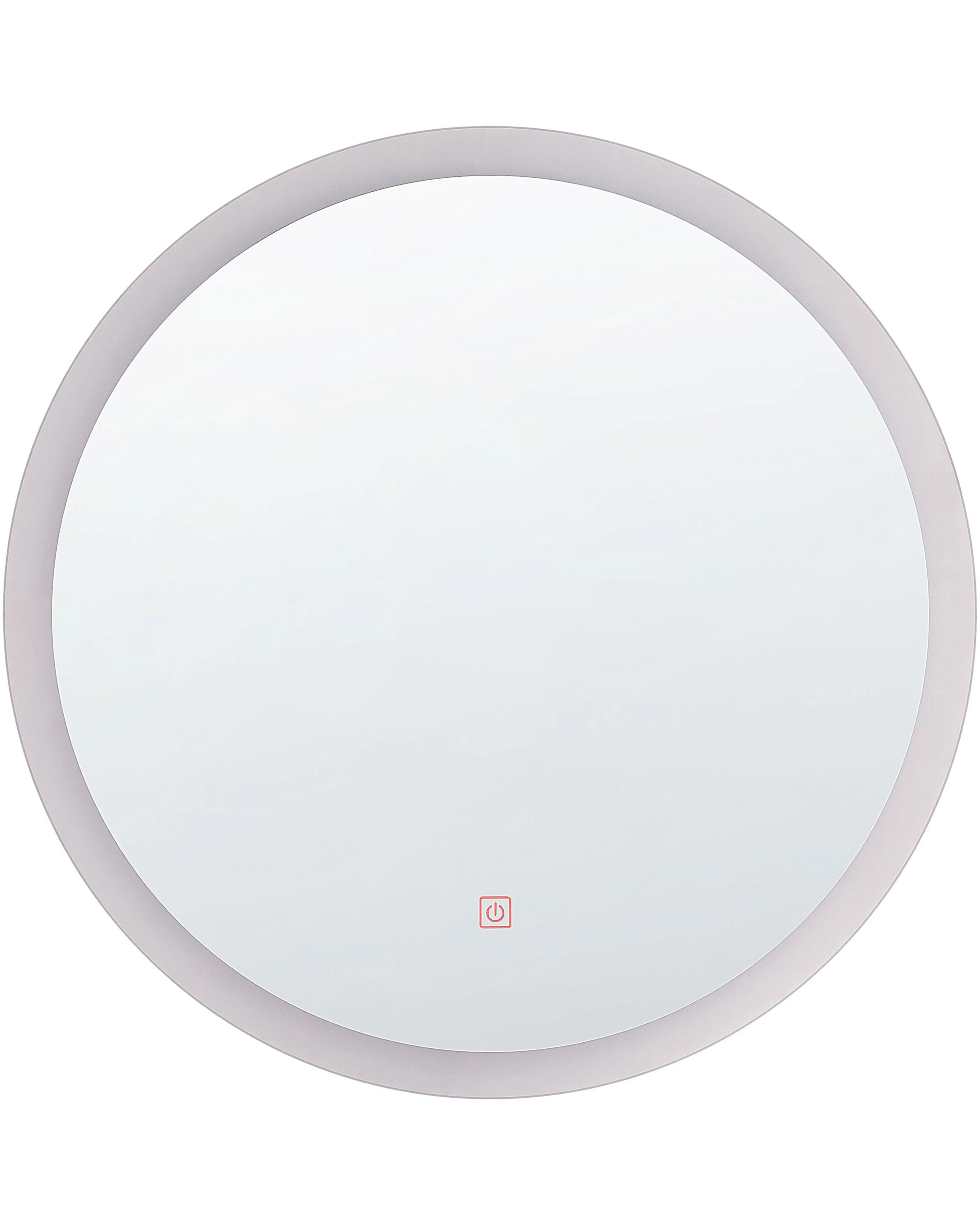 LED Bathroom Mirror YSER 58 cm 58 cm Silver