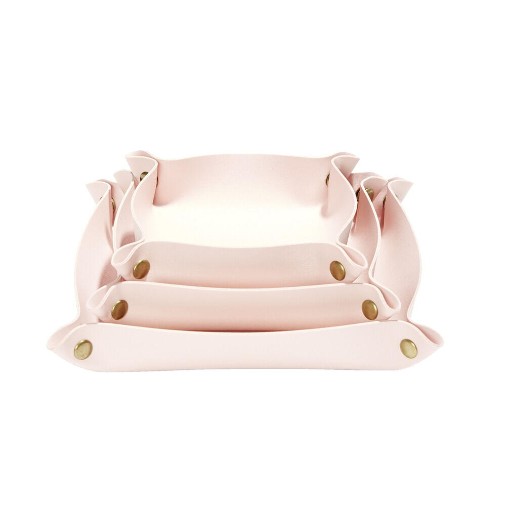 Lot de 3 panières de rangement 12/15/18cm - 3 coloris