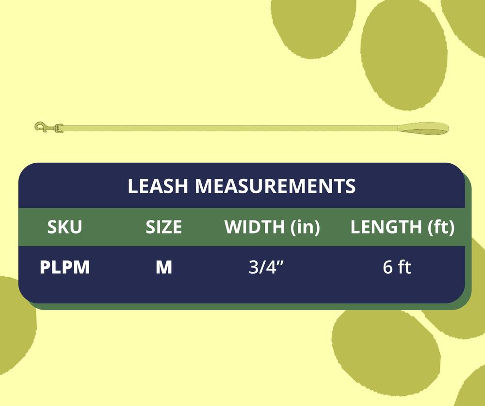 Perri's Premium High-Pressure Pet Leash, Plaid, 6-ft