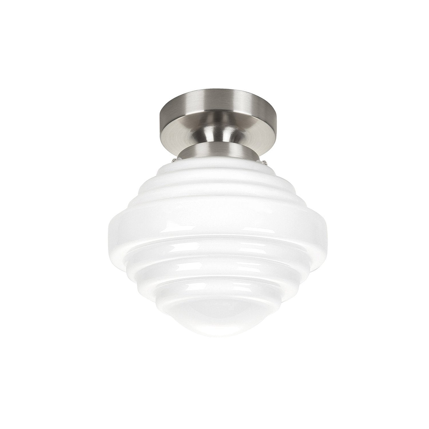 Highlight plafondlamp Deco - 1 lichts - 15 x 19  cm - mat-chroom
