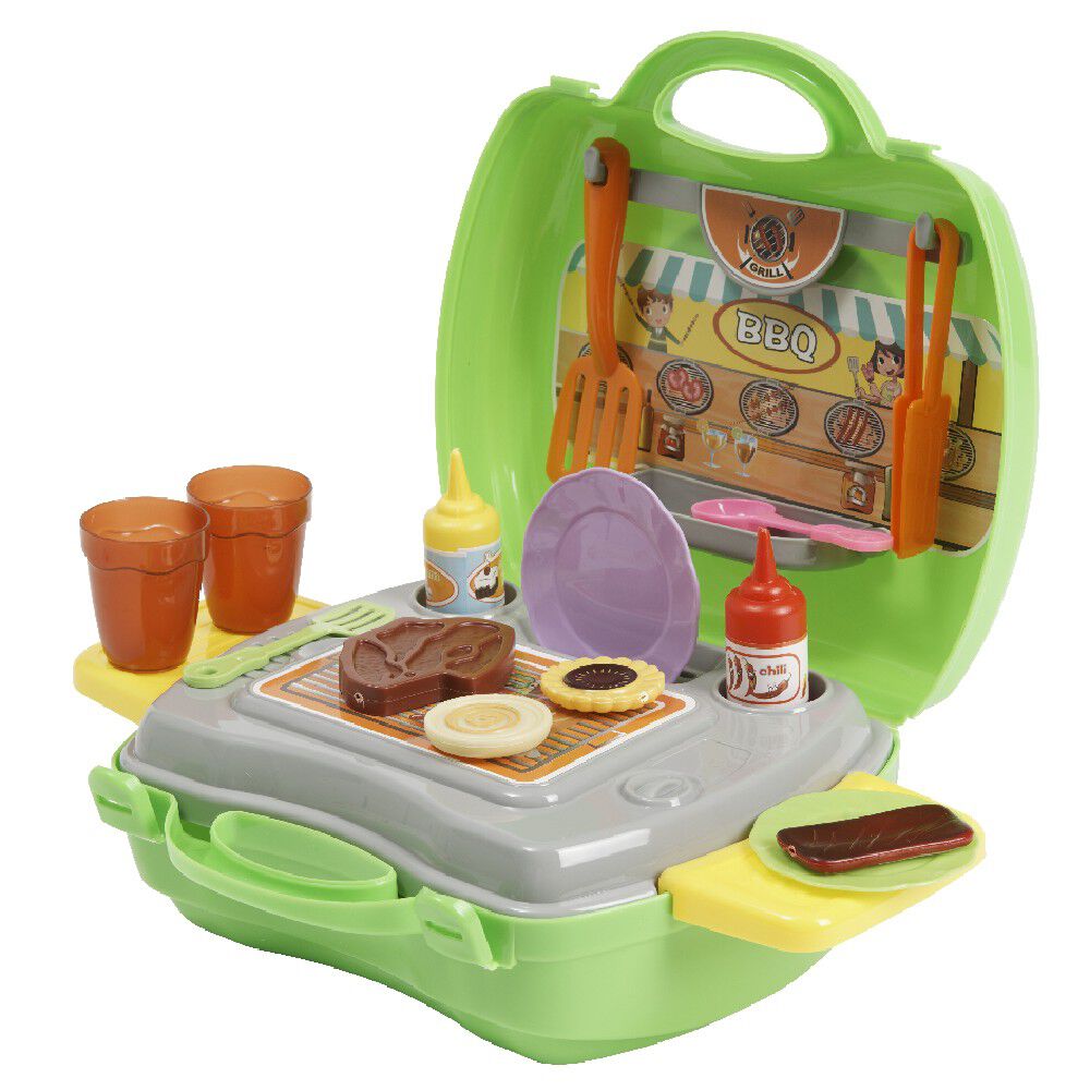 Mallette de jeu barbecue 22 pièces