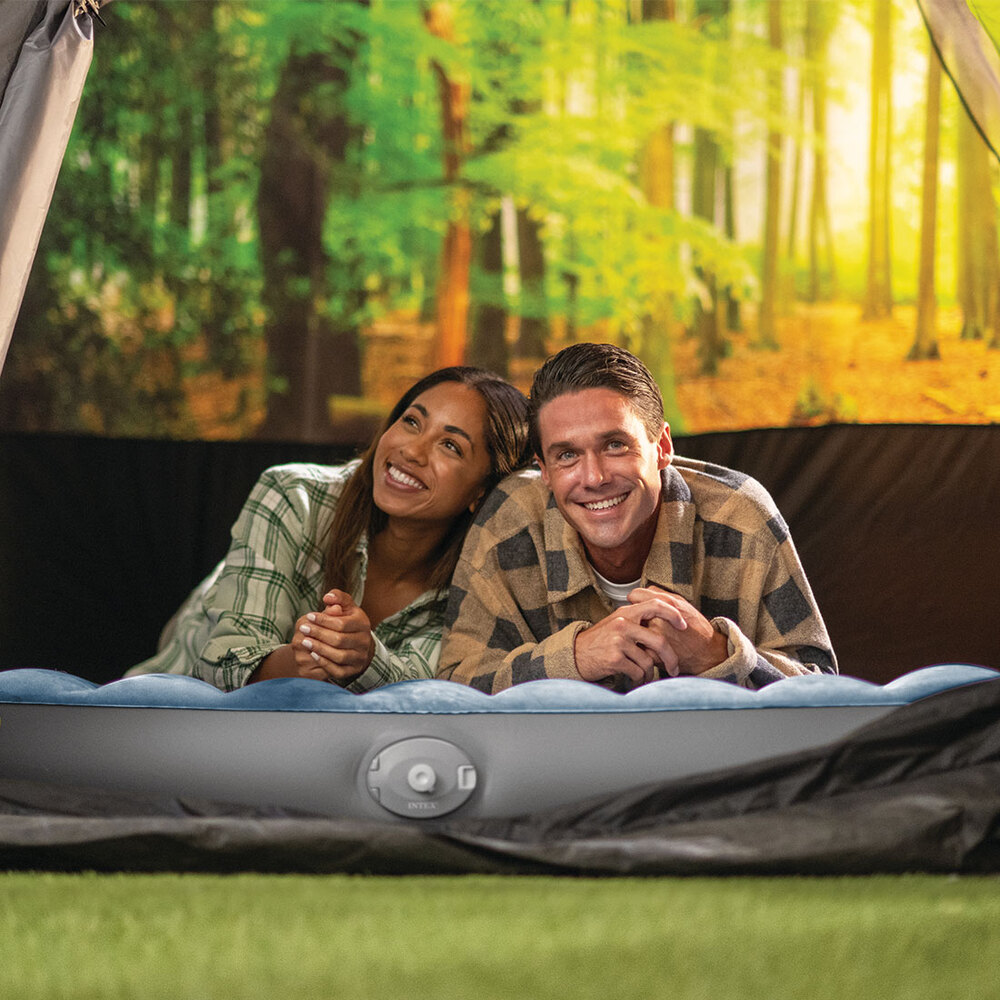 Matelas gonflable Prestige downy avec pompe rechargeable 2 personnes