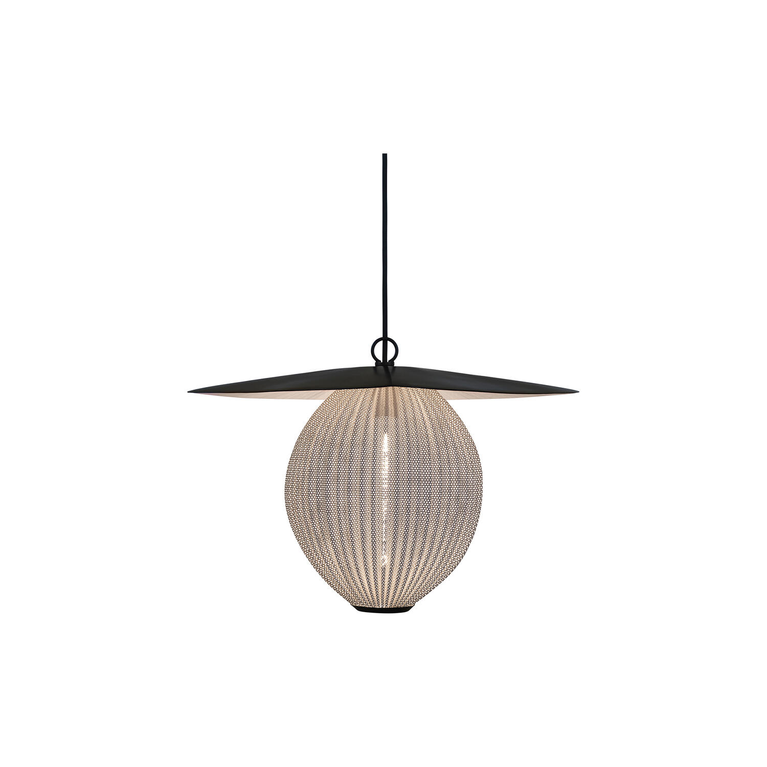 Satellite Pendant, cream white semi matt