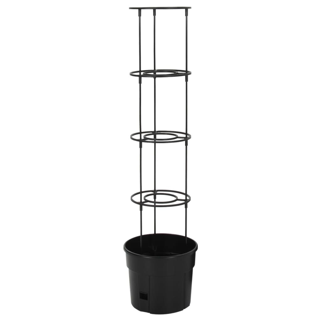 Doniczka na pomidory Antracyt Ø 29.5 x 115 cm vidaXL