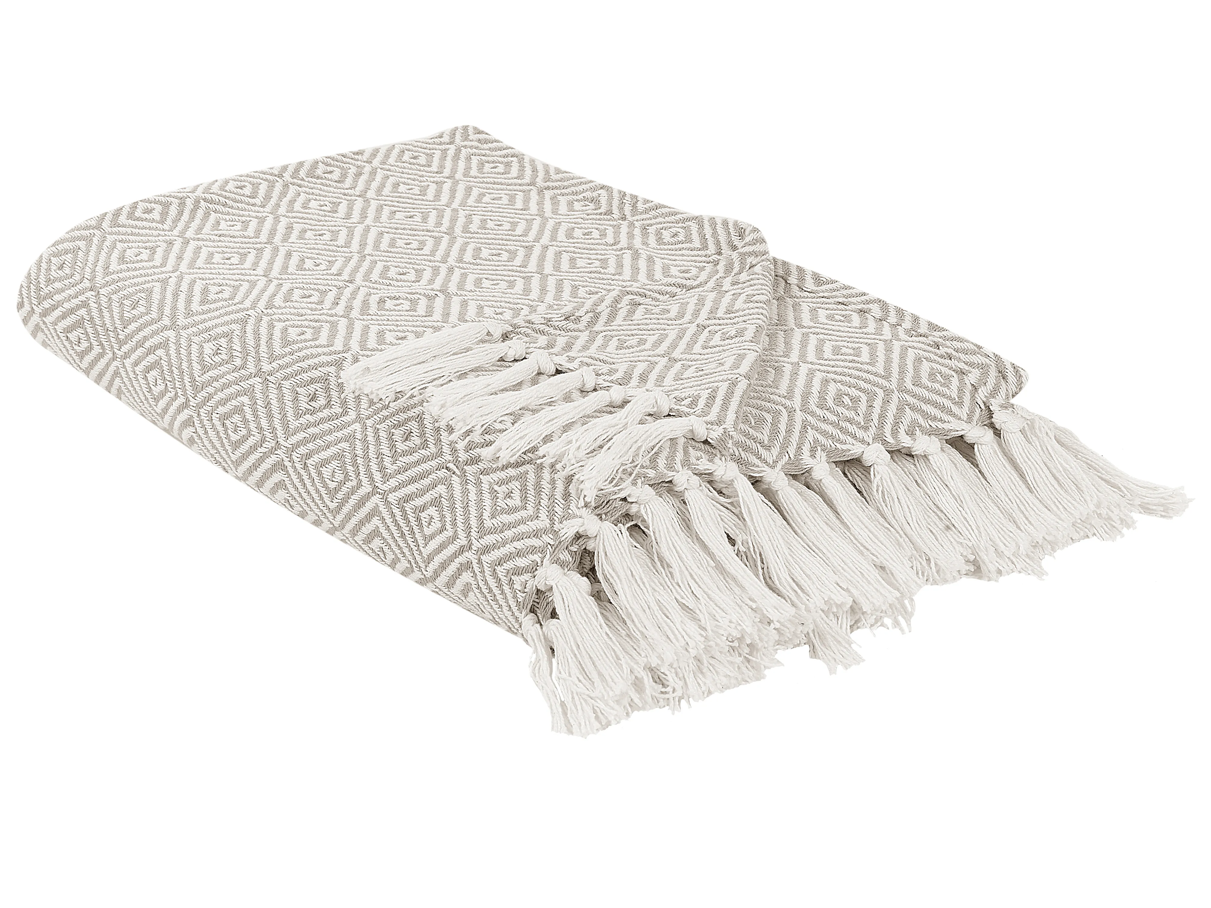 Bedspread TOUTLI Cotton 200 x 220 cm Taupe