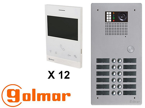 Kit visiophone avec 12 écrans GOLMAR Collectif