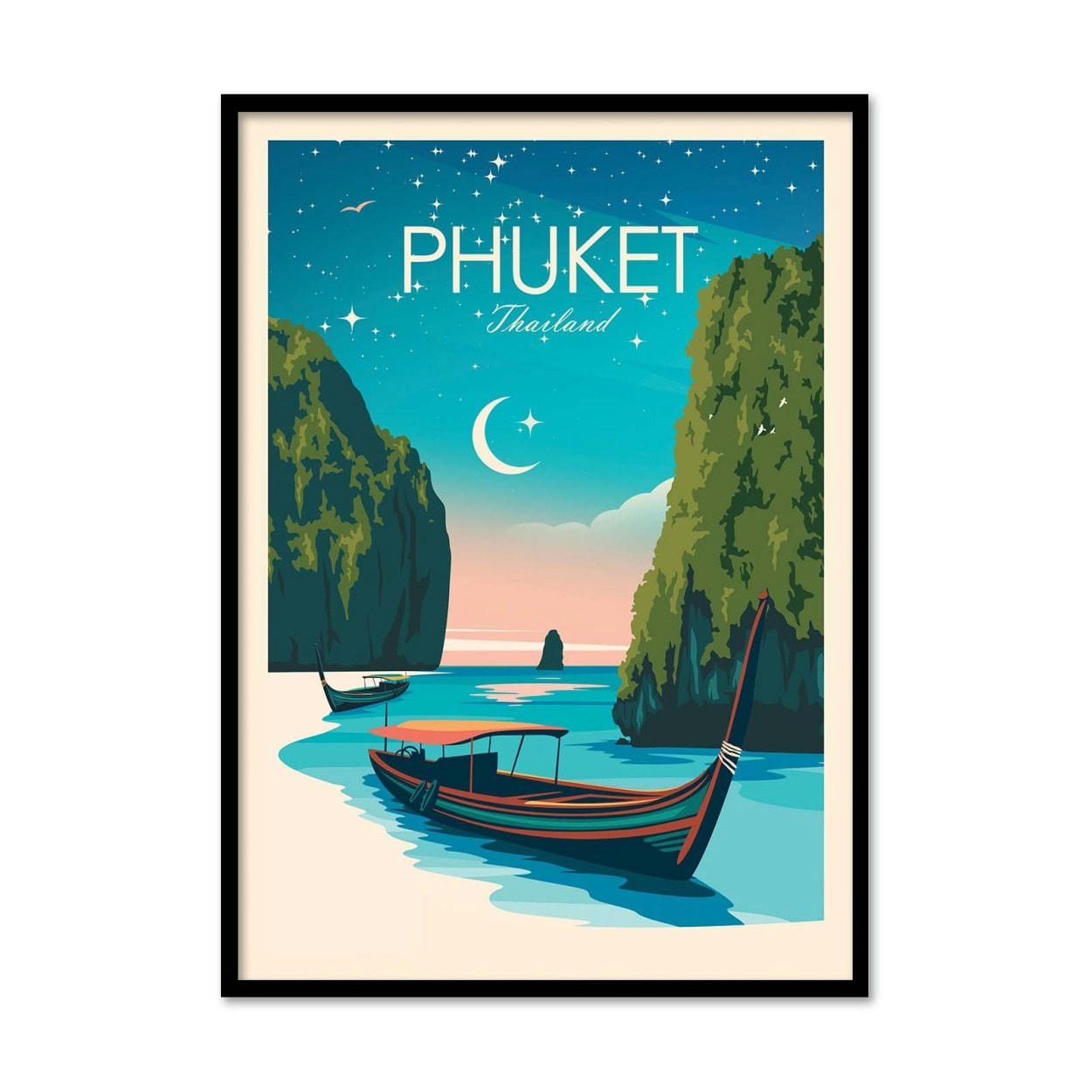 STUDIO INCEPTION - PHUKET THAILAND - STUDIO INCEPTION - Affiche d'art 50 x 70 cm