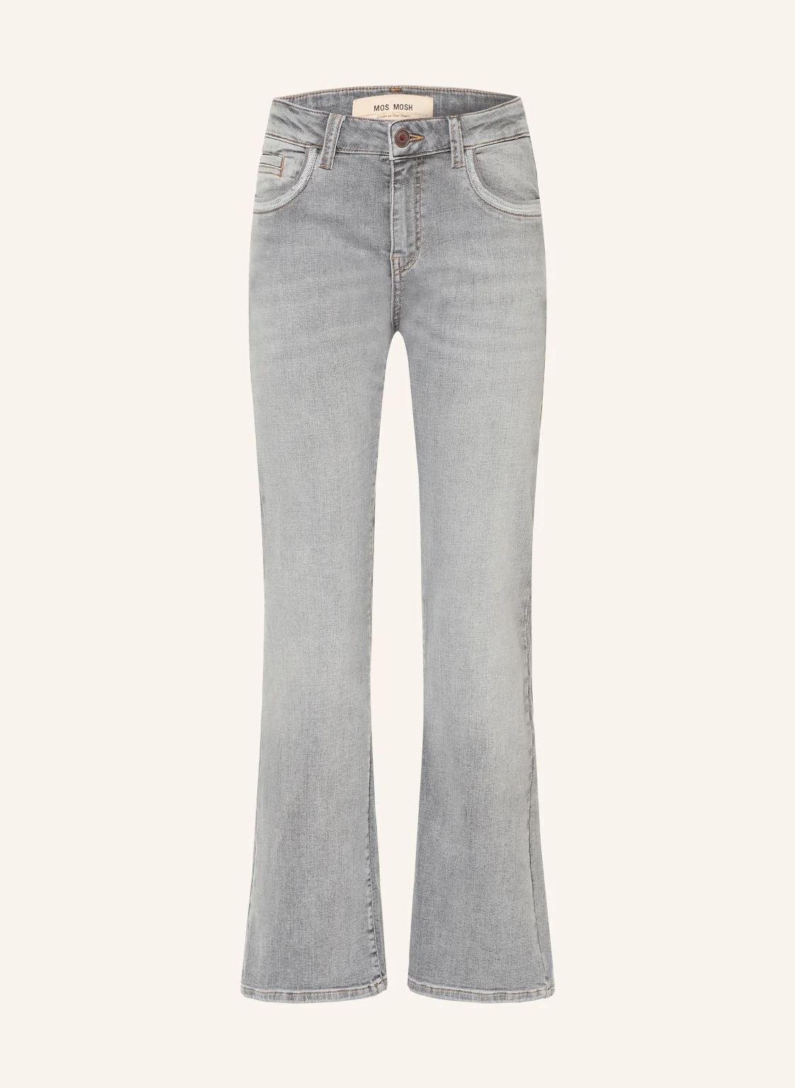 MOS MOSH Straight Jeans MMCECILIA PERLA mit Pailletten