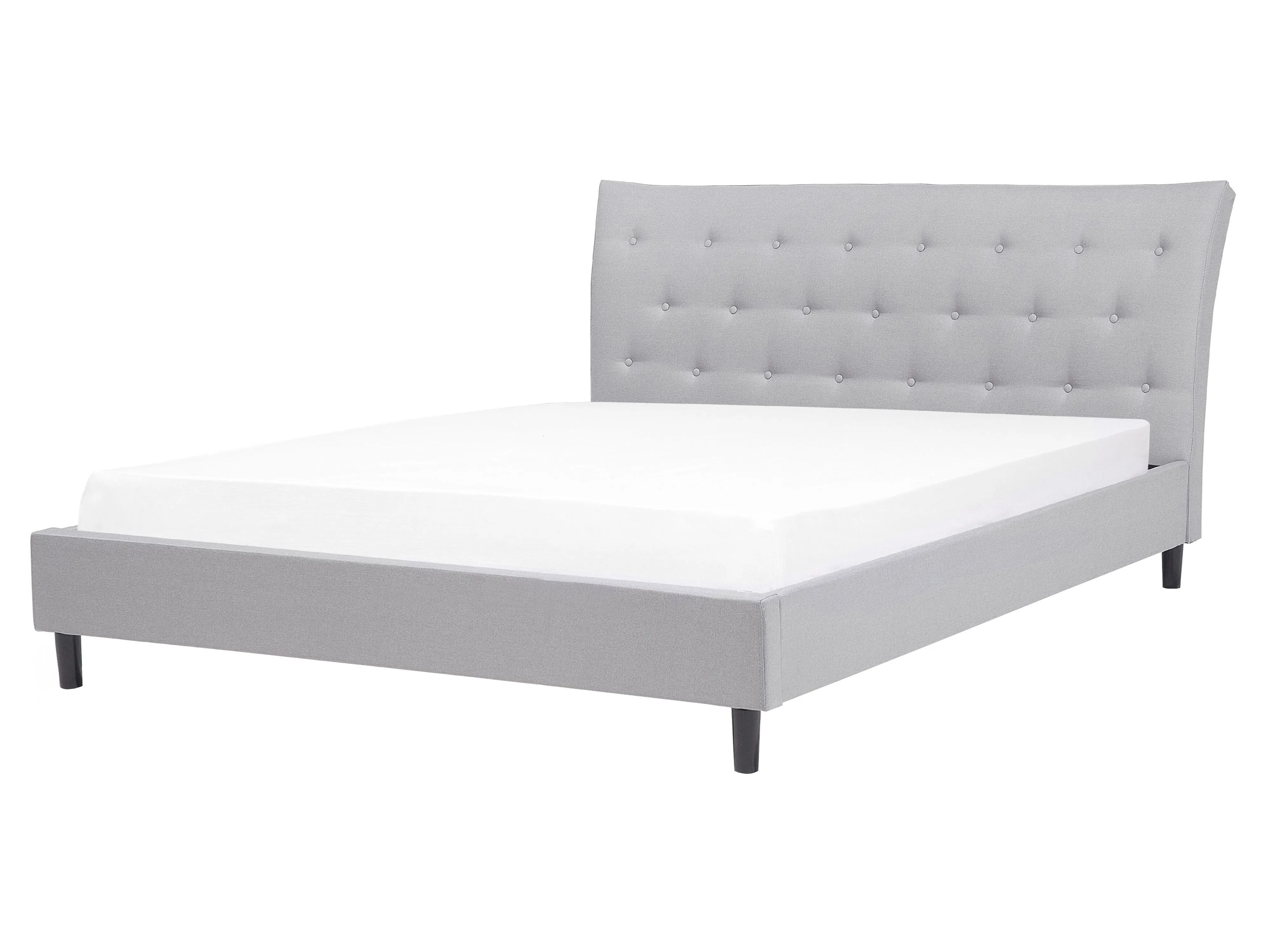 Bed Fabric SAVERNE 140 x 200 cm (EU Double) Light Grey