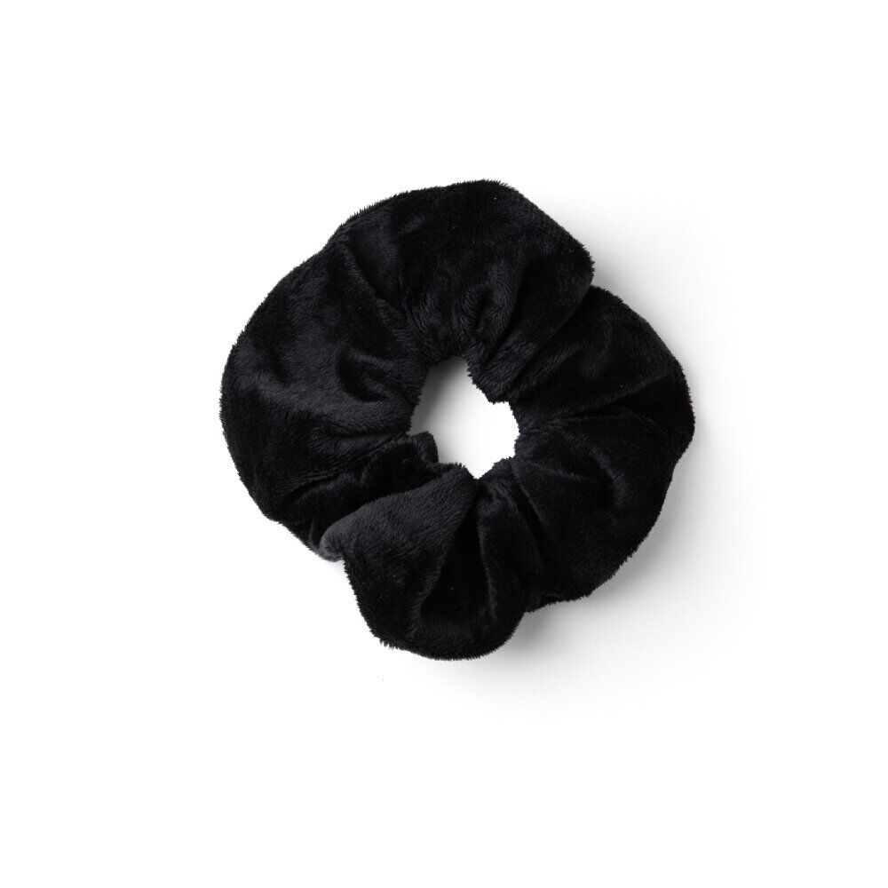 Chouchou velours épais noir