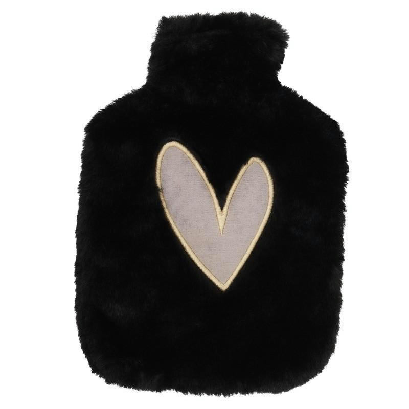 - Bouillotte peluche coeur