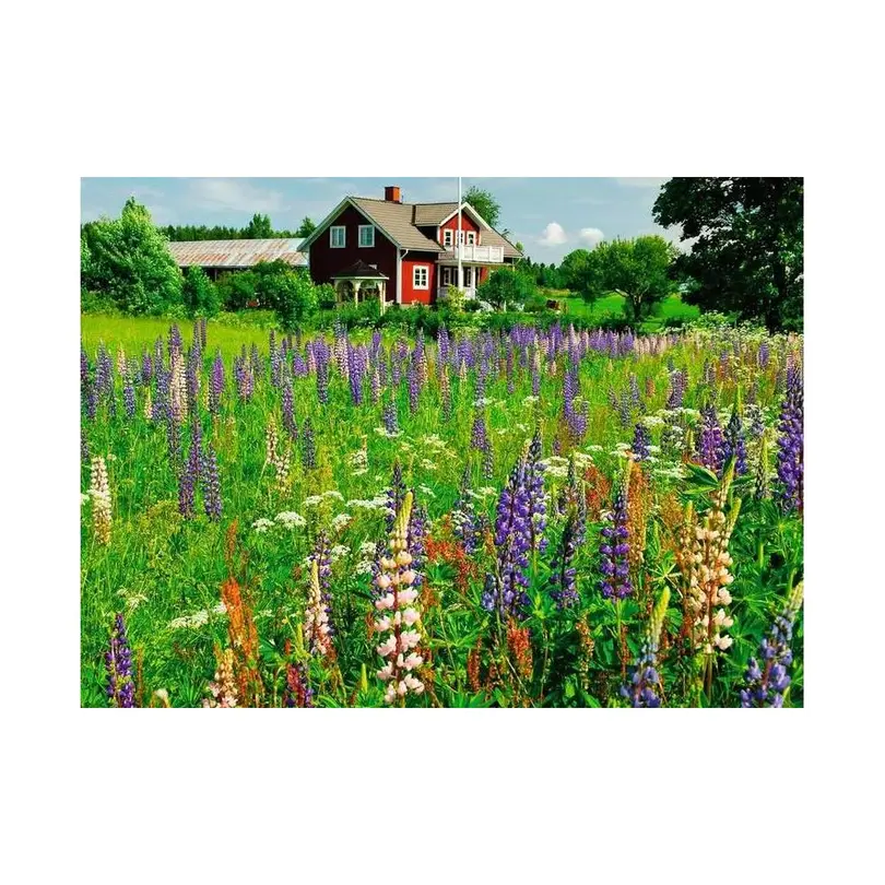 Puzzle 500er-Set Bauernhof in Schweden