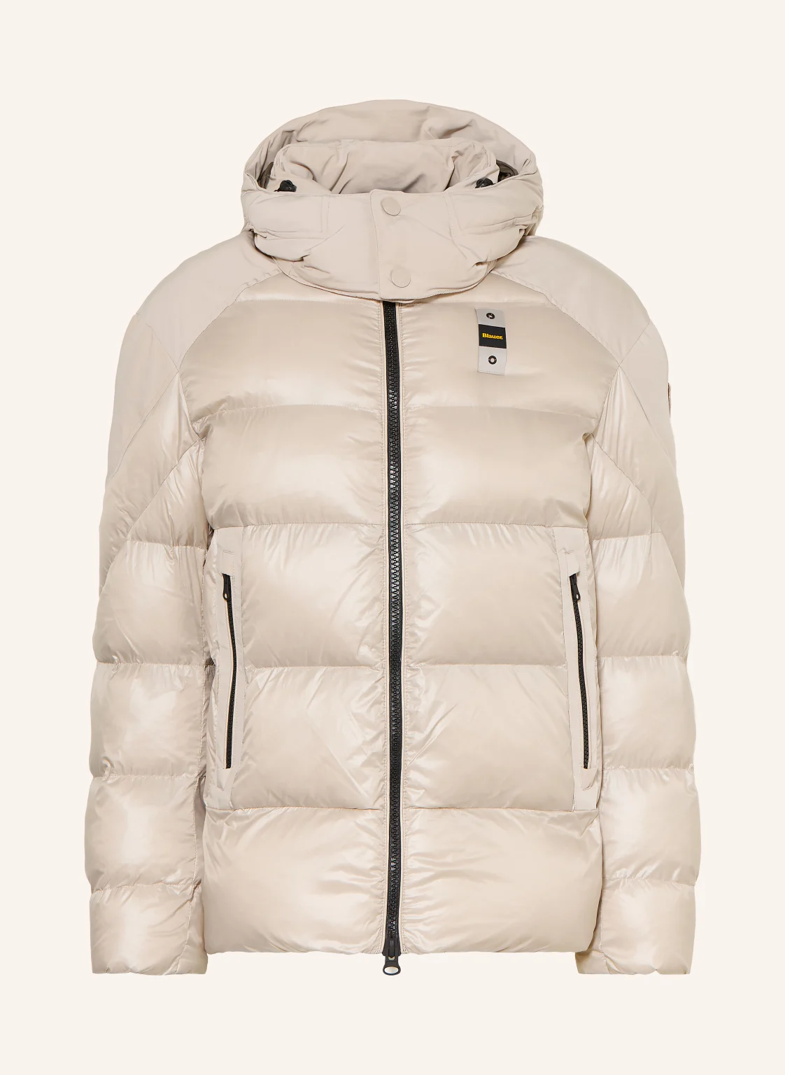 Blauer Steppjacke KIERNAN mit abnehmbarer Kapuze