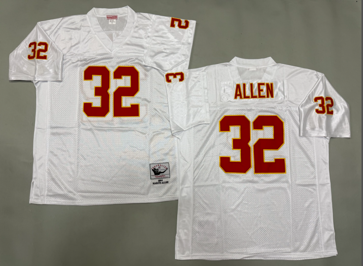 Marcus Allen Kansas City Chiefs Authentic Throwback Retired Player Jersey