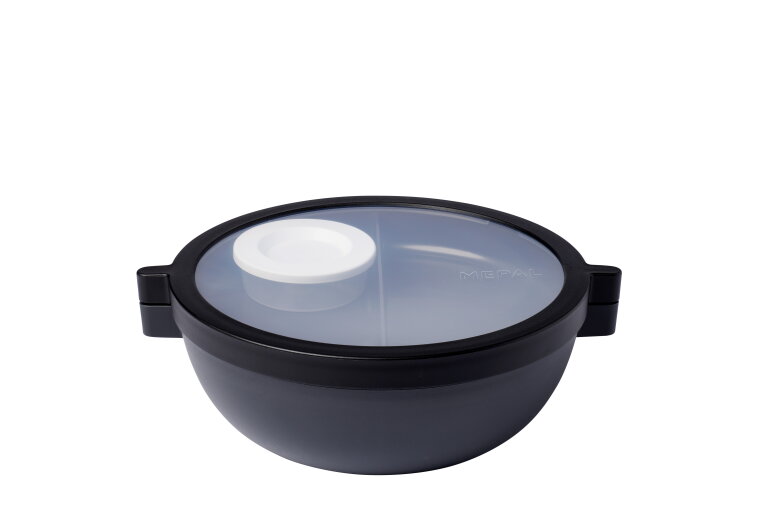 Basic bento lunchbowl vita - nordic black