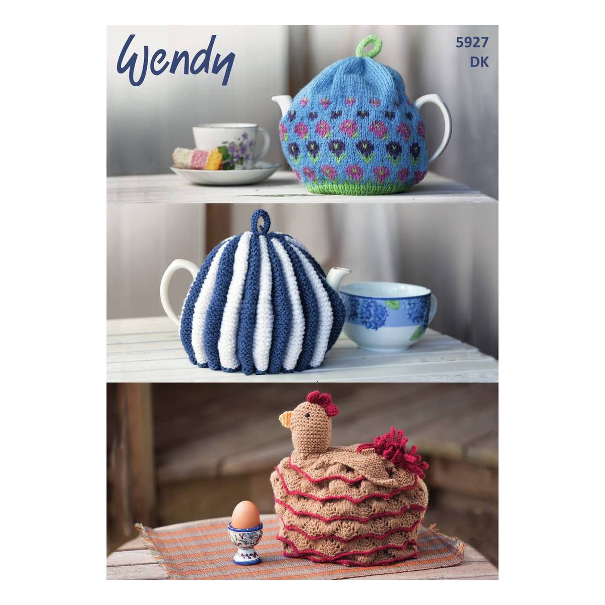 Wendy Merino DK Tea Cosies Digital Pattern 5927