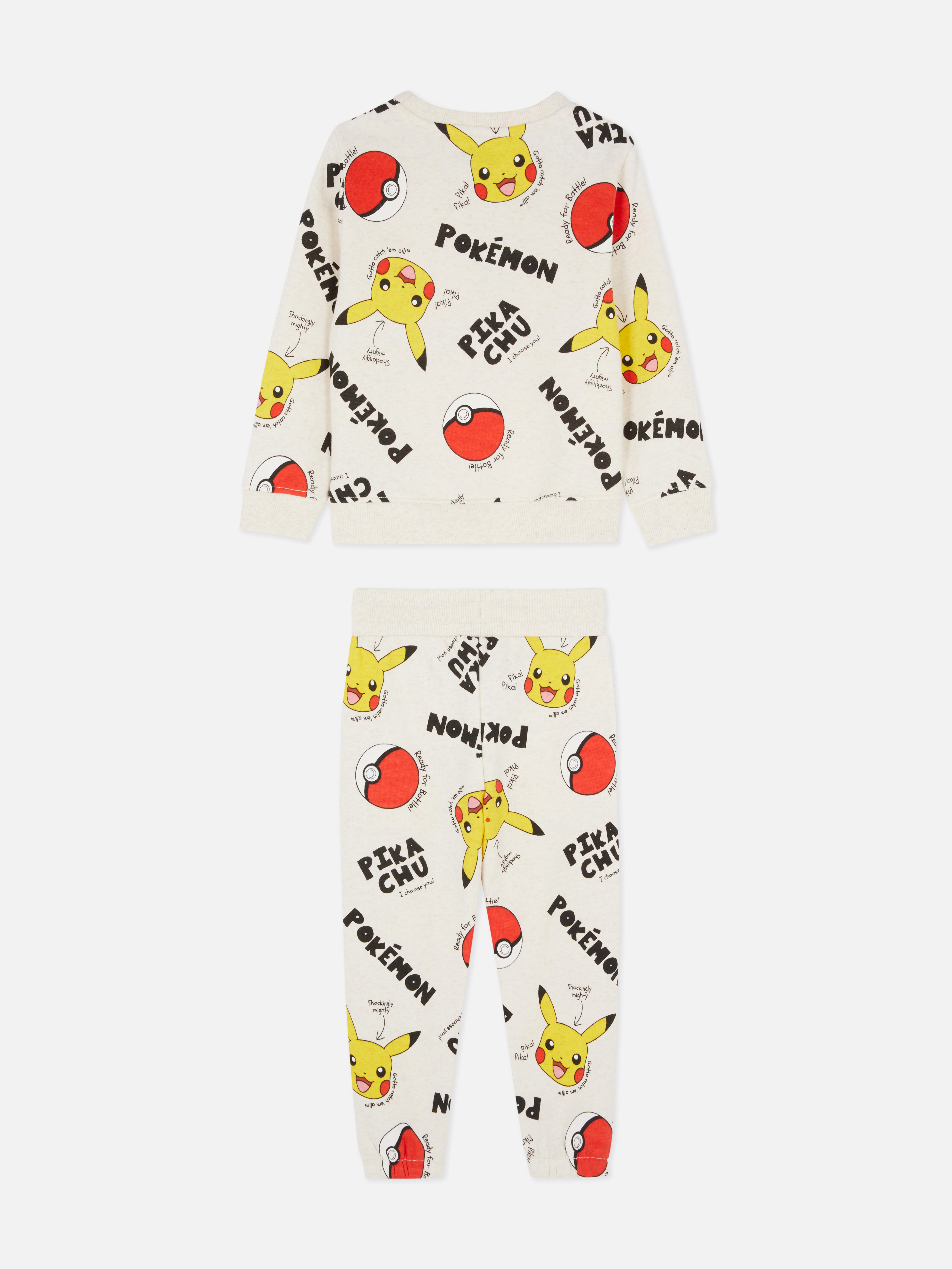 3-8yrs | Pokémon Pikachu Sweatshirt and Sweatpants Set